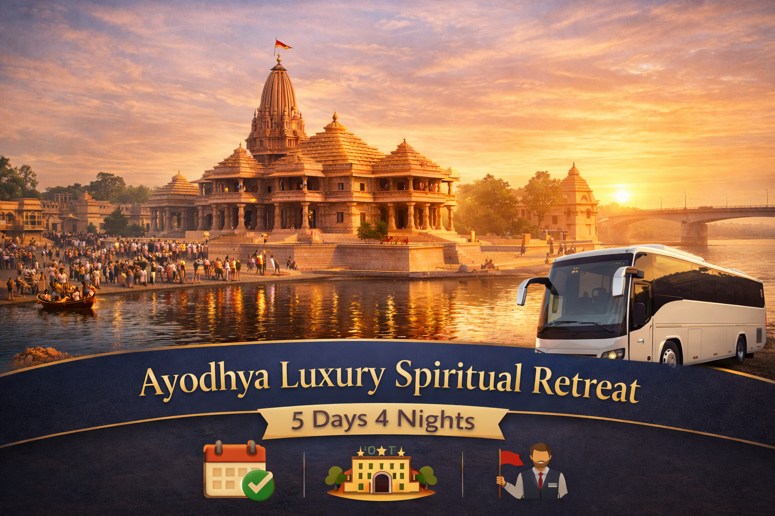 Ayodhya Luxury Spiritual Retreat - 5 Days 4 Nights